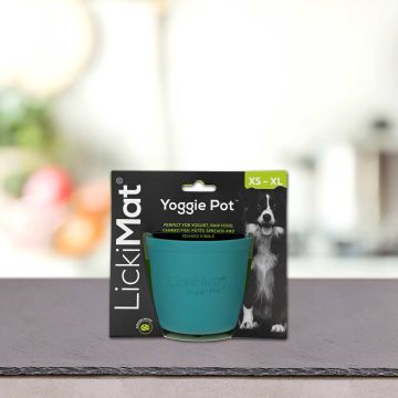 LickiMat Yoggie Pot turquoise 
